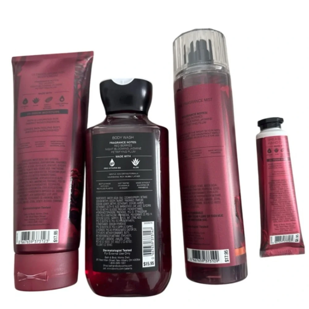Bath & Body Works 4 piece Vampire Blood Power Bundle Gift Set NEW